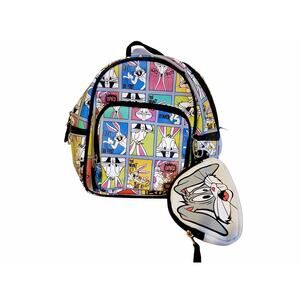 NWT Warner Bros. Looney Tunes Bugs Bunny Mini Backpack w/Coin Pouch 10.5"